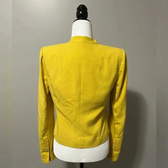 BCBGMaxAzria Guy Sunflower Crop Blazer - Picture 8 of 12